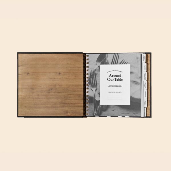 Around Our Table: Blank Recipe Book with Recipe Cards - Image 3