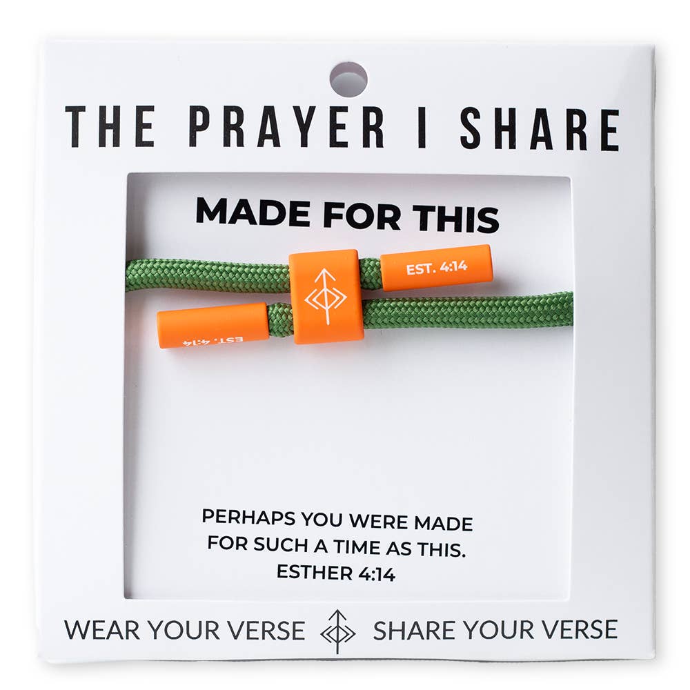 MADE FOR THIS Bracelet, Christian Cord Bracelet