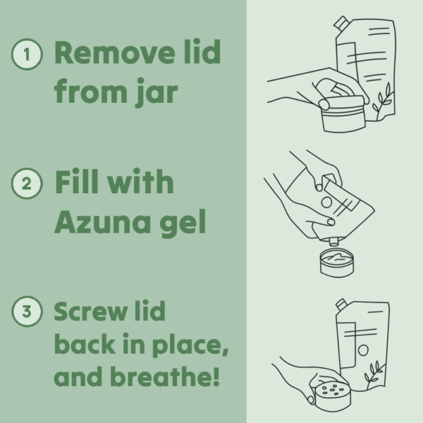 Azuna Fresh - 12oz Odor Eliminator Gel Refill - Image 6