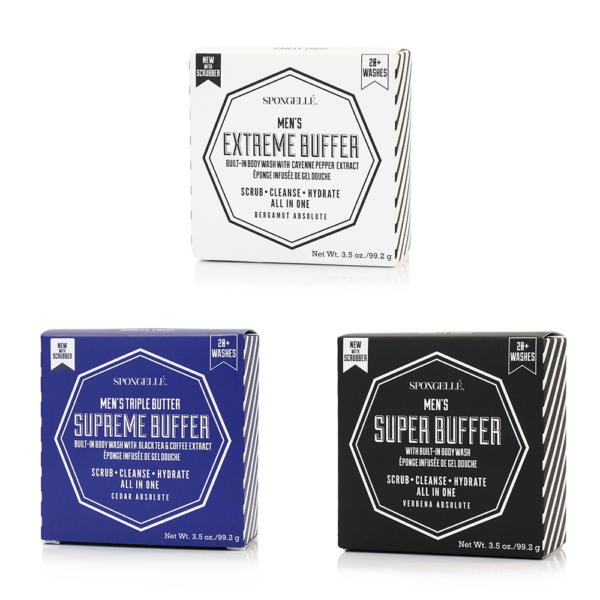 Men's Body Buffer with Black Scrubber - Image 2