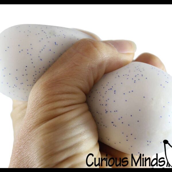 1 Nee-Doh Snow Soft Doh Filled Crunchy Stretch Ball - Sounds - Image 3