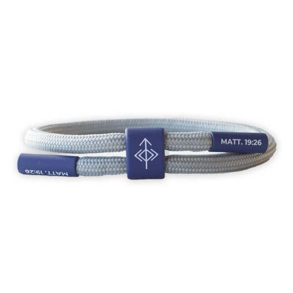 ALL THINGS POSSIBLE Bracelet, Christian Cord Bracelet - Image 3