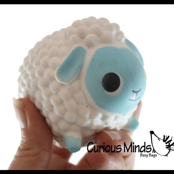 1 Large Lamb Sheep Easter Themed Creamy Doh Filled Squeeze S - Image 6