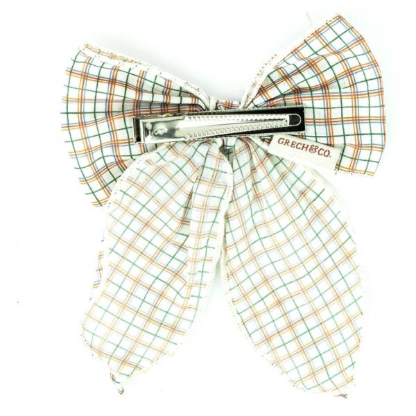 Fable Bow-Mid Size - Plaid Pattern - Image 2
