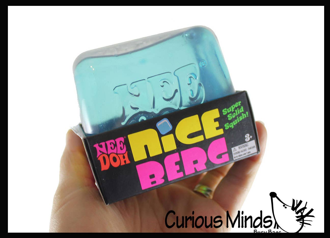 1 Nee Doh Jumbo Nice Cube Berg Ice Sugar Ball - Thick Glue/G
