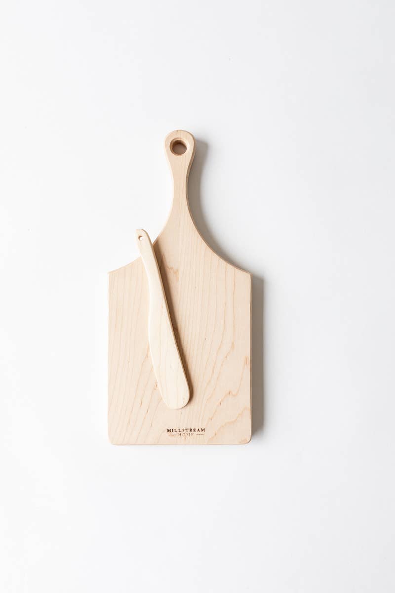 Millstream Home - The Cheese Board with Wooden Spreader