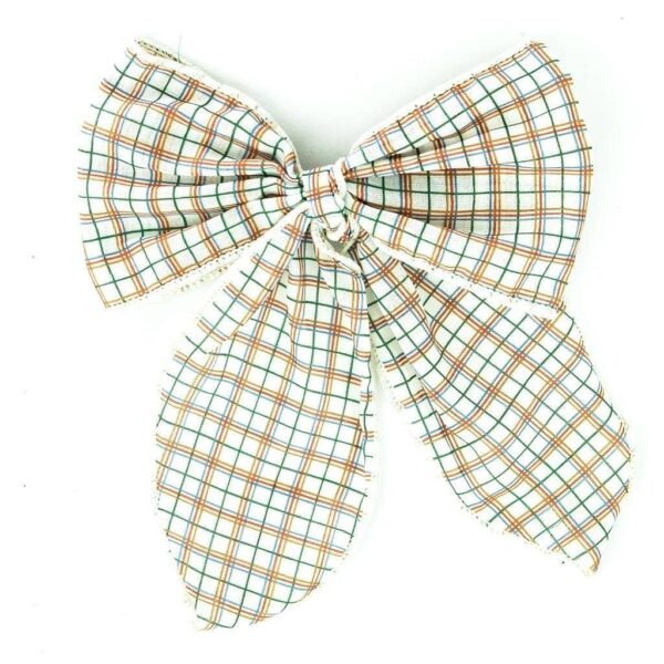 Fable Bow-Mid Size - Plaid Pattern - Image 3