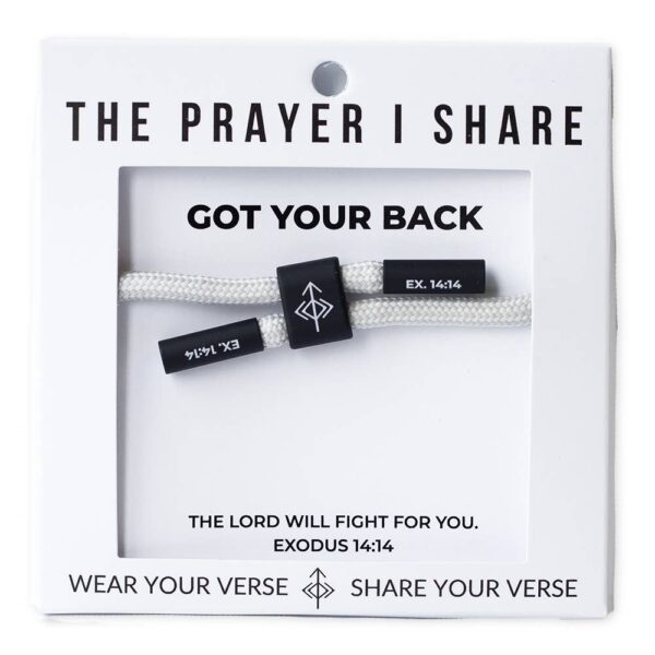 GOT YOUR BACK Bracelet, Christian Cord Bracelet