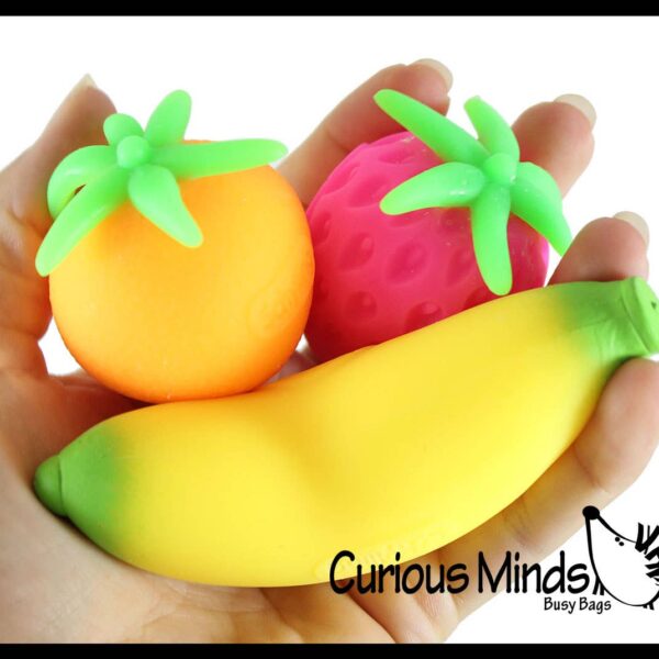 1 BOX Nee Doh Fruit Basket Soft Fluff- Filled Squeeze Stress - Image 6