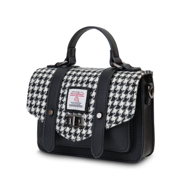 The Baby Satchel: Black and White Dogtooth - Image 2