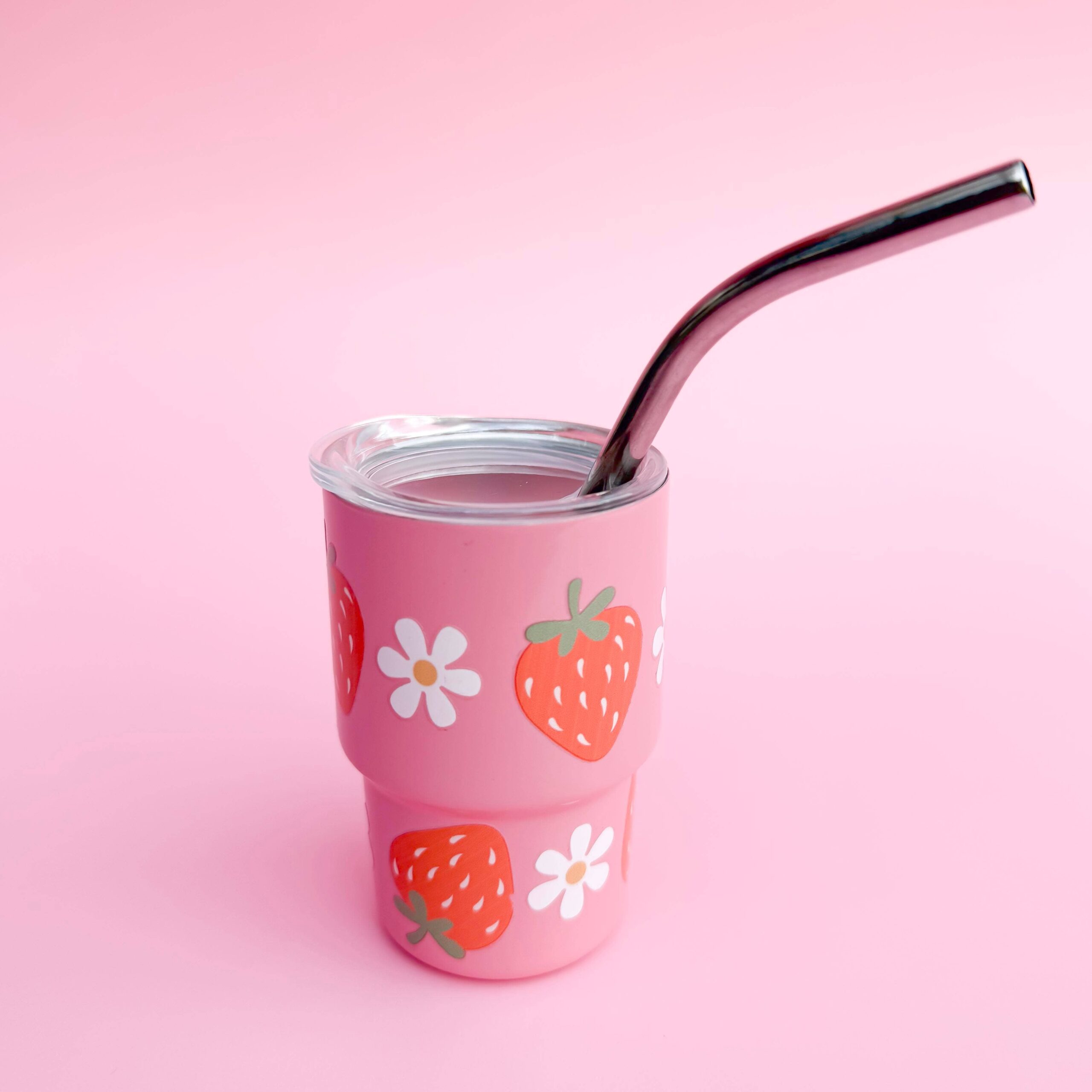 Tiny Tumblers/ Pink/Strawberries