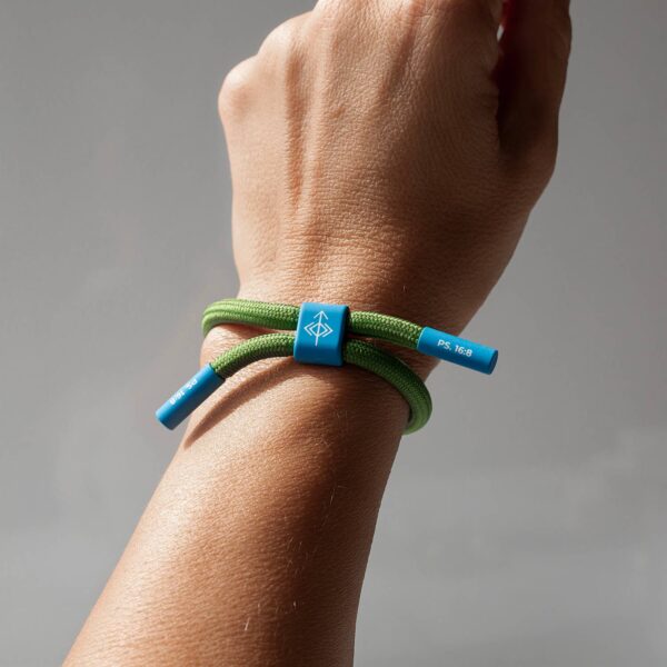 WON'T BE SHAKEN Bracelet, Christian Cord Bracelet - Image 2