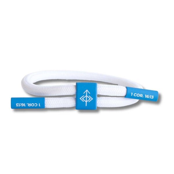 COURAGE + STRENGTH Bracelet, Christian Cord Bracelet - Image 3