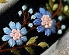 Summer Floral Embroidered Headband, Ariella Collection: 5.