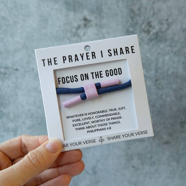FOCUS ON THE GOOD Cord Bracelet | Christian Athletes - Image 3