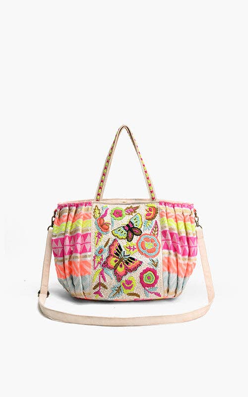 America & Beyond - Butterfly Kaleidoscope Tote