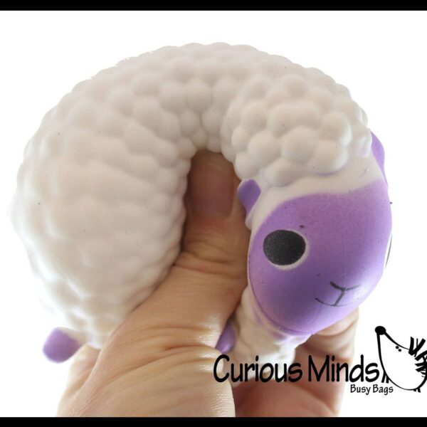 1 Large Lamb Sheep Easter Themed Creamy Doh Filled Squeeze S - Image 7