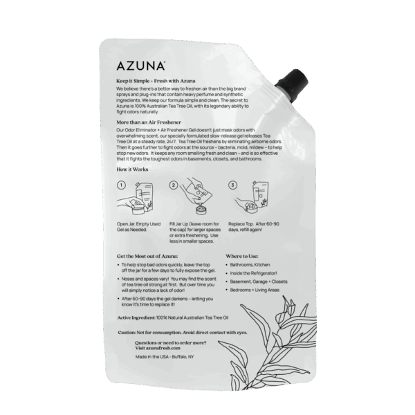Azuna Fresh - 12oz Odor Eliminator Gel Refill - Image 5