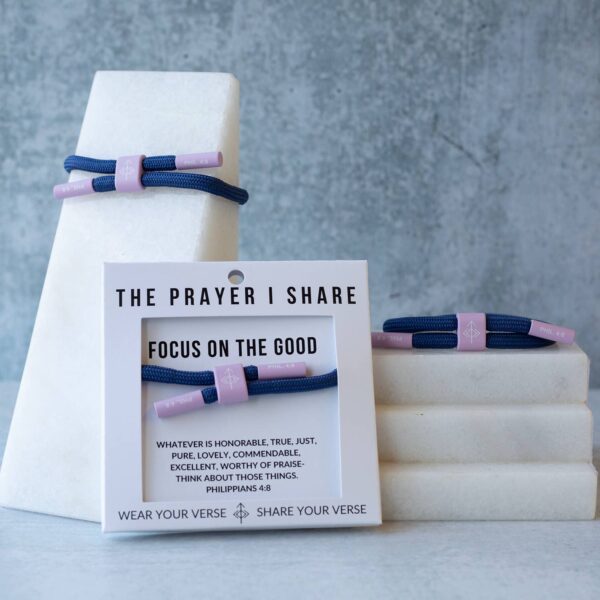 FOCUS ON THE GOOD Cord Bracelet | Christian Athletes - Image 5