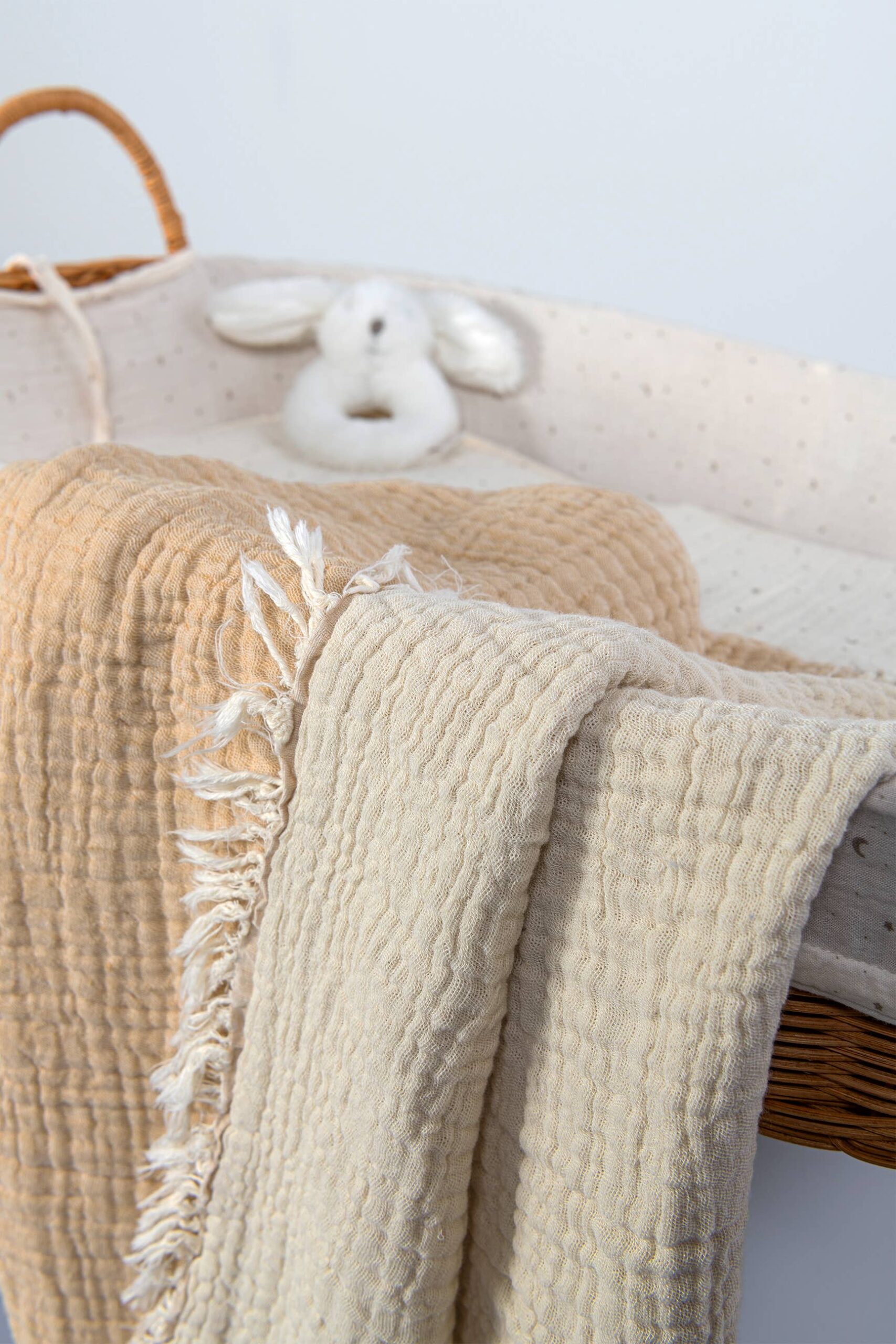 o cactuu - Beige Muslin Blanket for Kids - 100% Cotton - Limited Stock