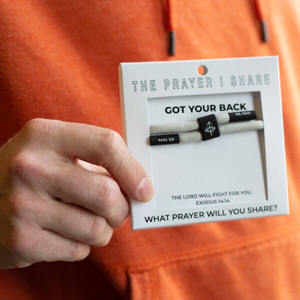 GOT YOUR BACK Bracelet, Christian Cord Bracelet - Image 4