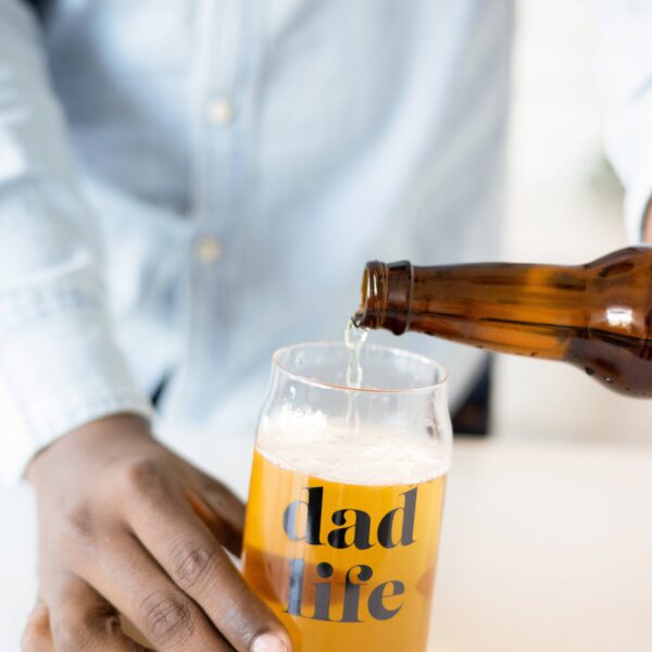 Dad Life Beer Glass - Image 2