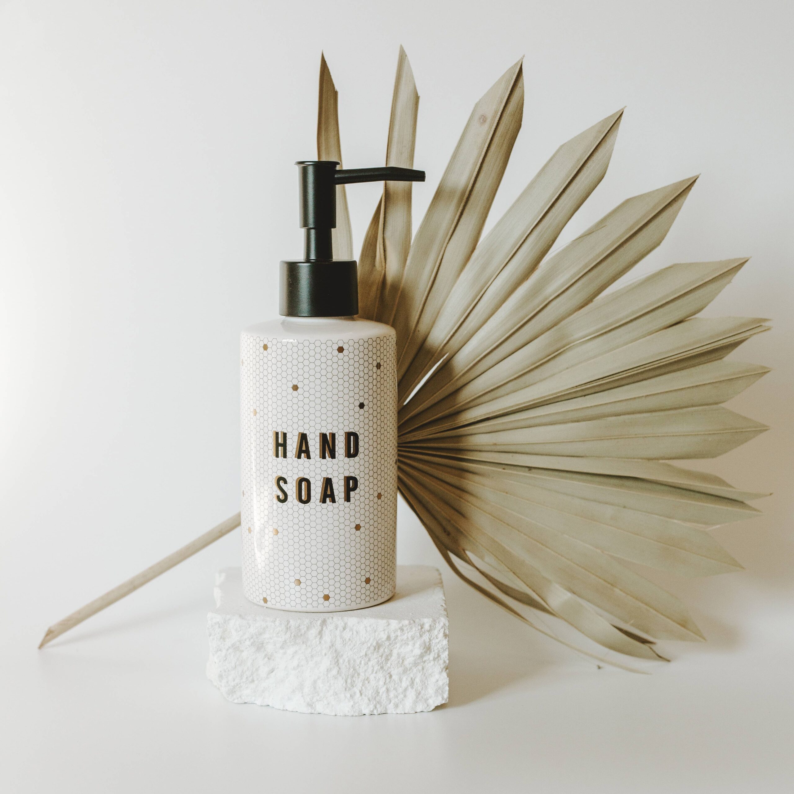 8.5oz Honeycomb Tile Hand Soap Dispenser - Image 3