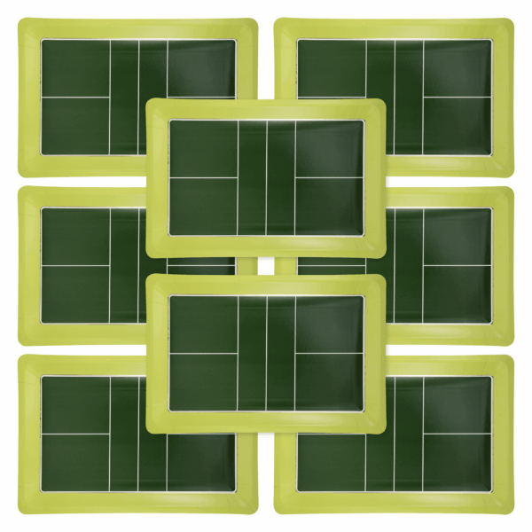 Pickleball Court Shaped Paper Plate - Image 6