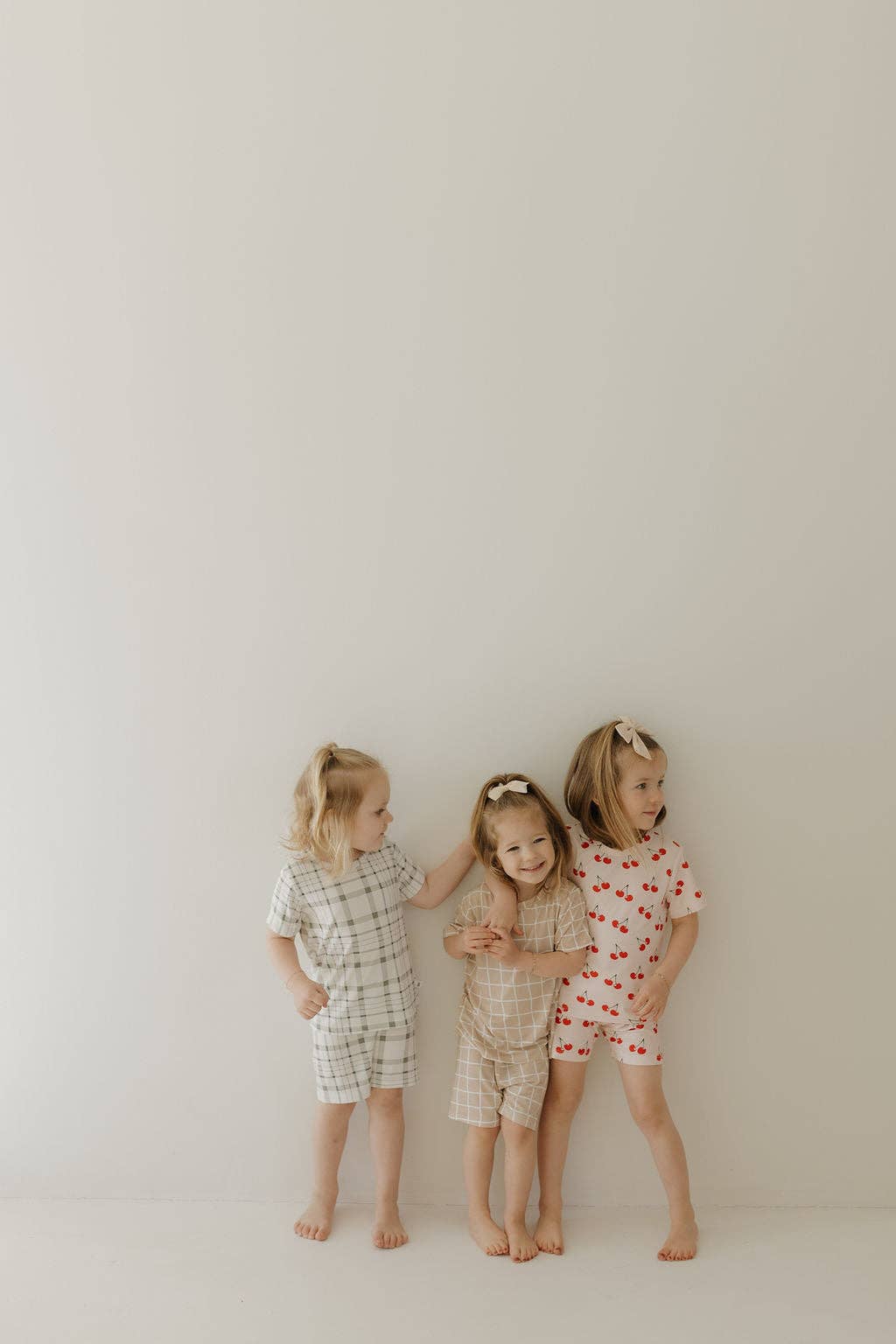 Bamboo Short Set | Cherry Orchard: 8/9 Years