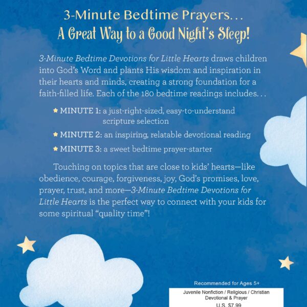 3-Minute Bedtime Devotions for Little Hearts - Image 5