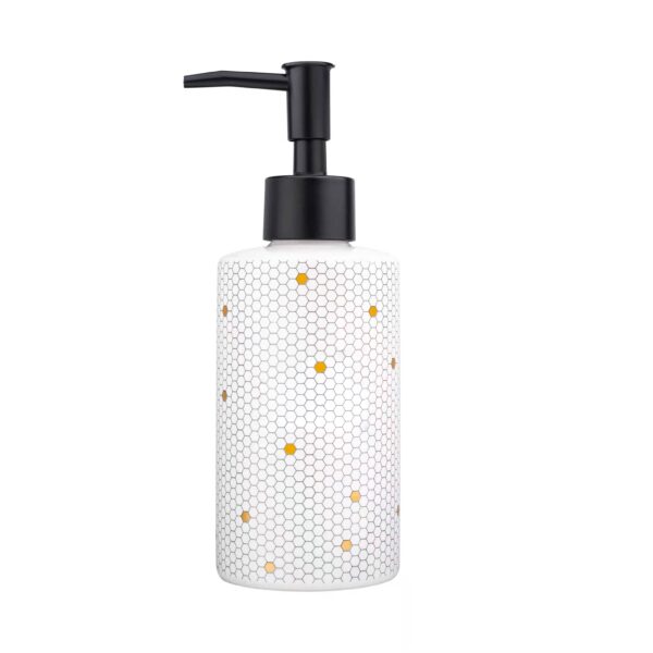 8.5oz Honeycomb Tile Dish Soap Dispenser - Image 4