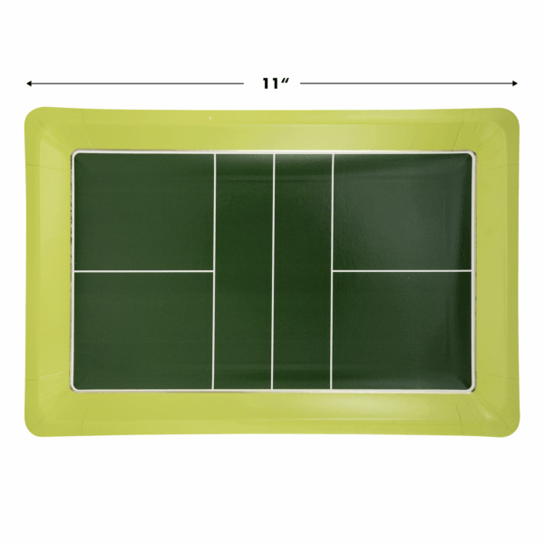 Pickleball Court Shaped Paper Plate - Image 5