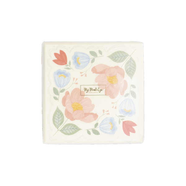 Floral Corner Napkins - Image 2