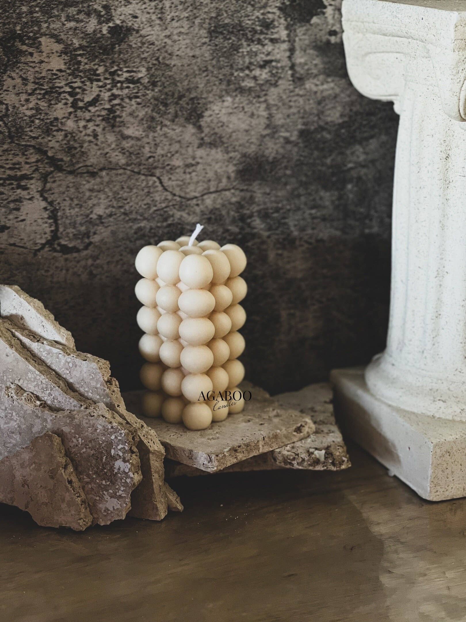 High Cube Candle Cream, Sea Salt & Orchid