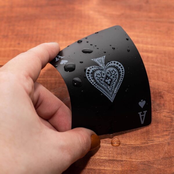Men's Black Edition Waterproof Card Deck - Image 3