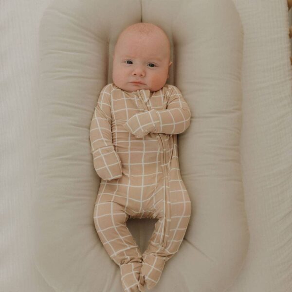Bamboo Zip Pajamas | Grid: 6-12 Months