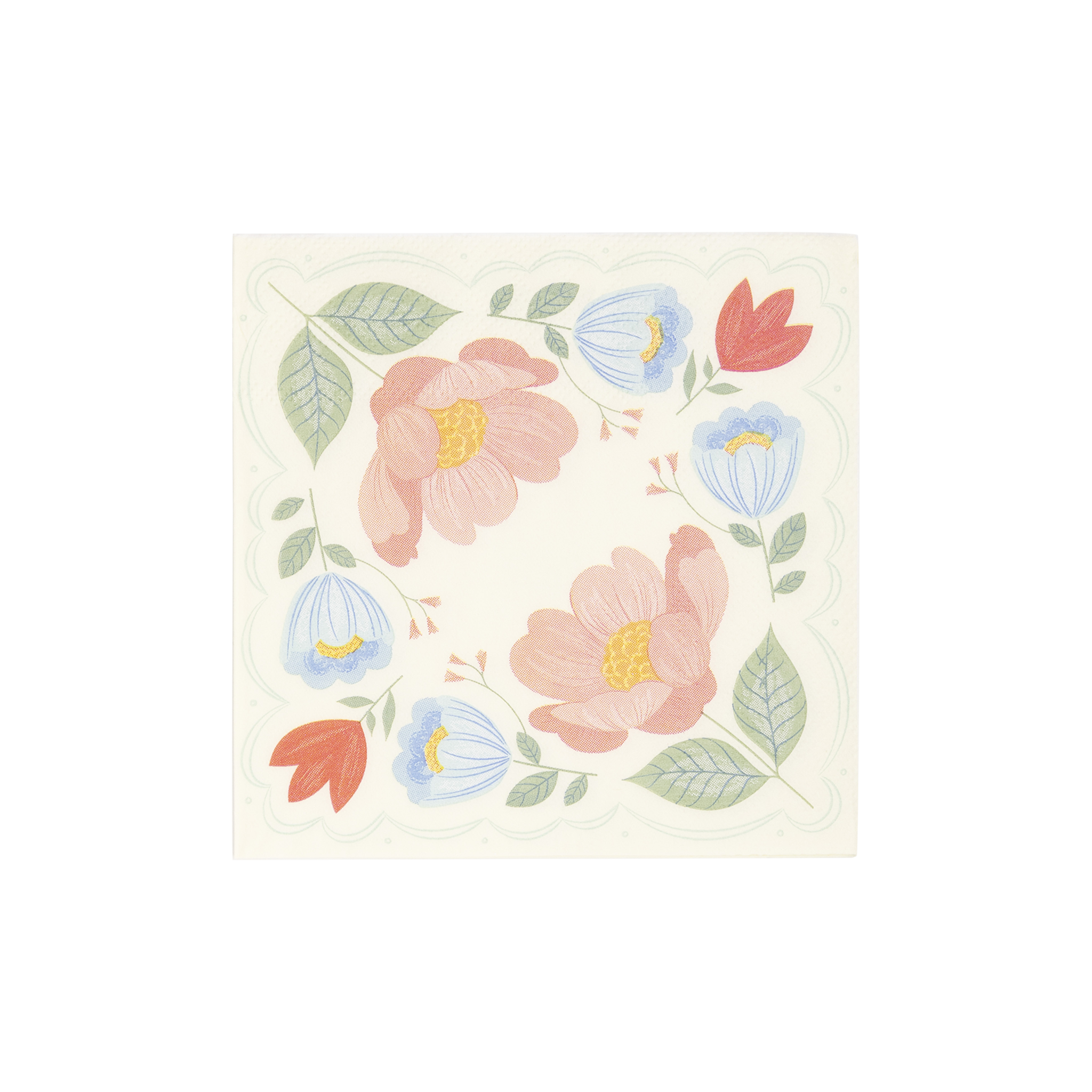 Floral Corner Napkins