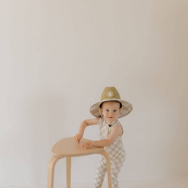 Harem Bamboo Romper | Checkerboard: 12-18 Months - Image 3