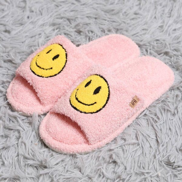Smile Face Pointed Soft Home Indoor Floor Slippers - Image 6