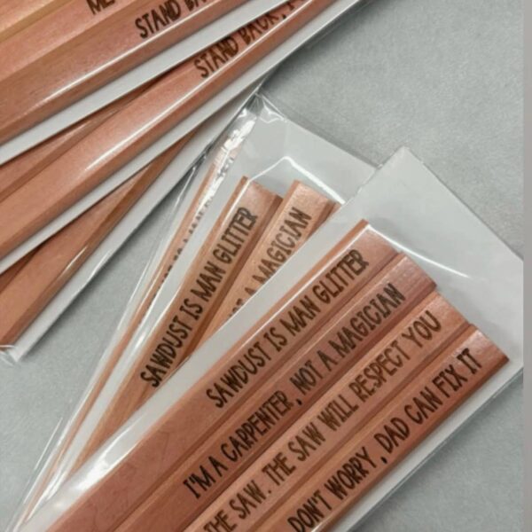 Father's Day Engraved Carpenter Pencils: Pack 2 - Image 2