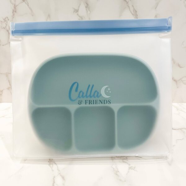 4 Section Suction Plate: Powder Blue - Image 10