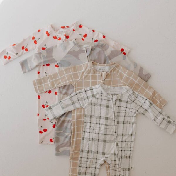Bamboo Zip Pajamas | Grid: 6-12 Months - Image 4