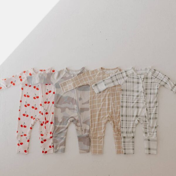 Bamboo Zip Pajamas | Grid: 6-12 Months - Image 10