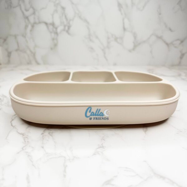 4 Section Suction Plate: Powder Blue - Image 3
