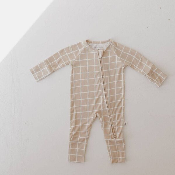 Bamboo Zip Pajamas | Grid: 6-12 Months - Image 2