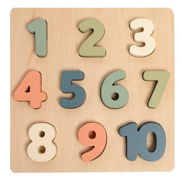 Wooden Numbers Puzzle