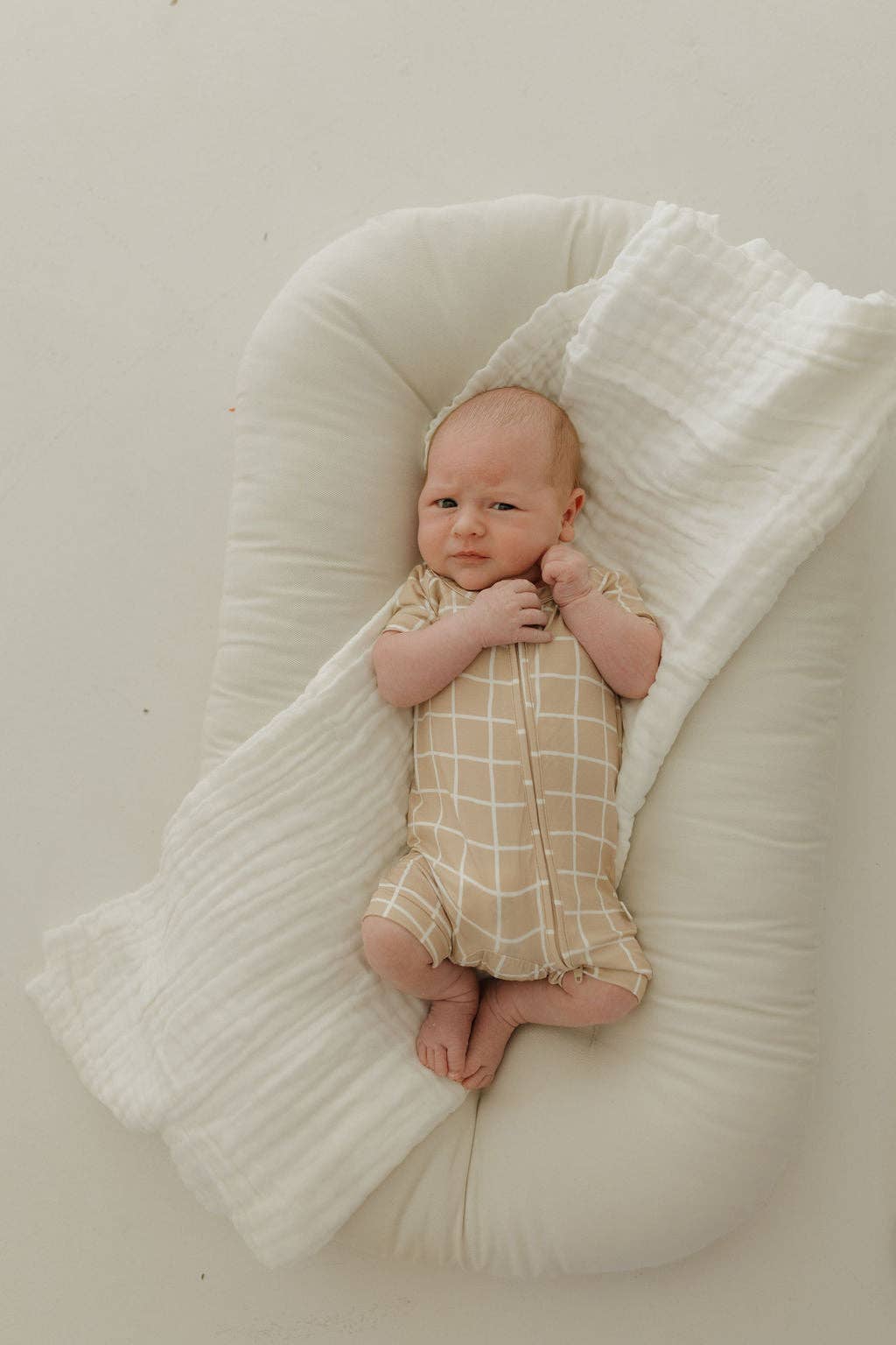 Bamboo Zip Shortie | Grid: 6-12 Months