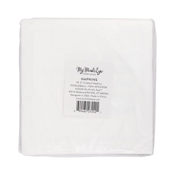 Pickleball Sayings Paper Cocktail Napkin Set - Image 9