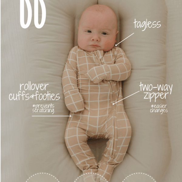 Bamboo Zip Pajamas | Grid: 6-12 Months - Image 16