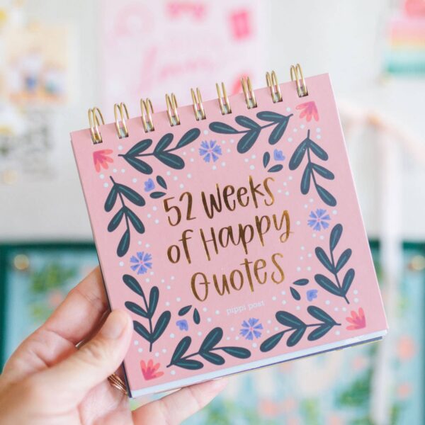 52 Weeks of Happy Quotes - Desk Flip Calendar - Image 3